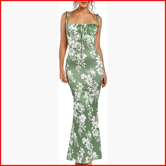 Backless Maxi Dress Bodycon Formal Evening Party Slim Fit Polyester Spandex